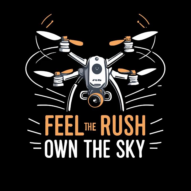 Drone Pilot Grandpa Gift Idea Old Man With