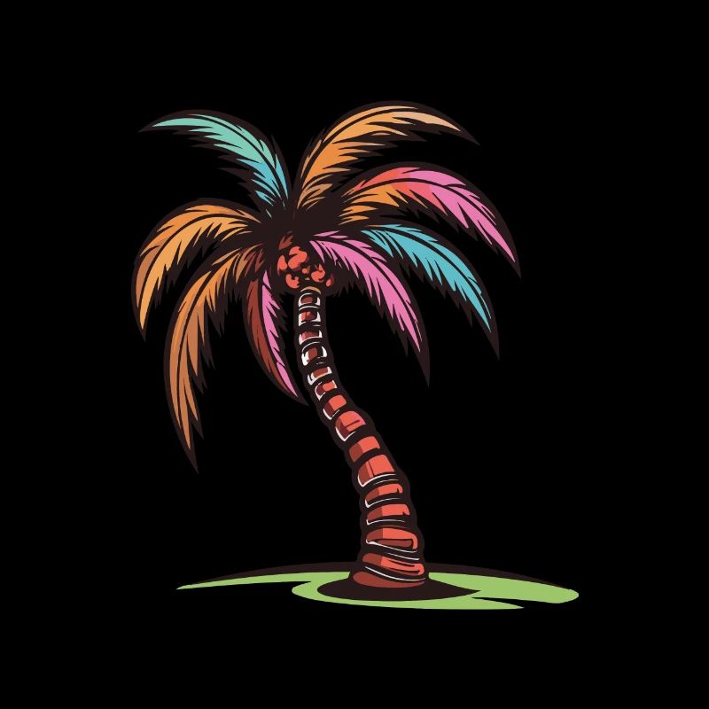 Palm Tree Holiday Icon