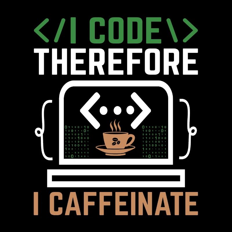 Kaffee-Codierung Programmierer Programmierer Entwickler Nerd Coff
