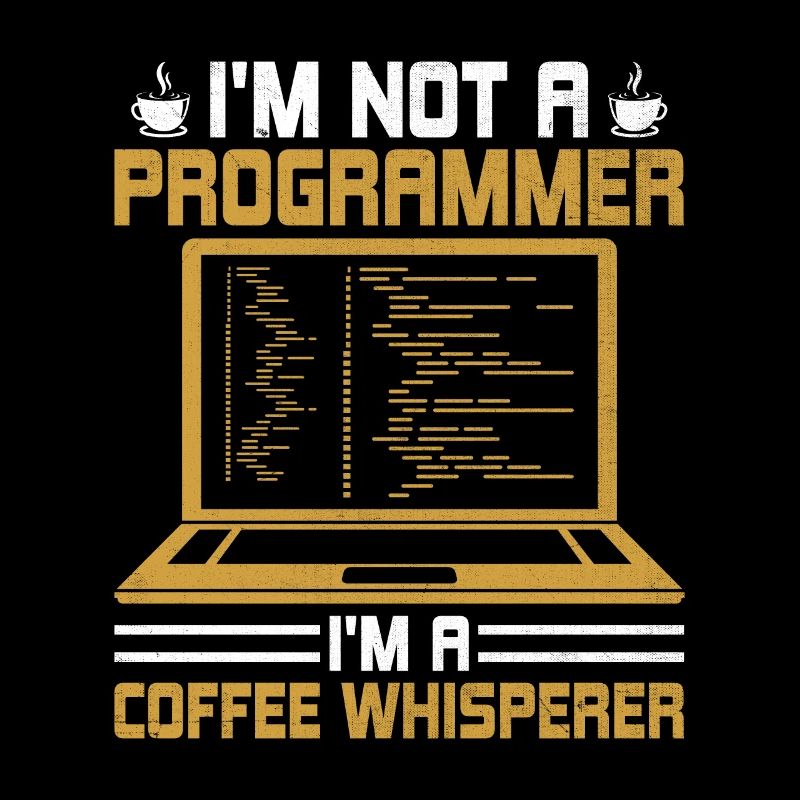 Kaffee-Codierung Programmierer Programmierer Entwickler Nerd Coff