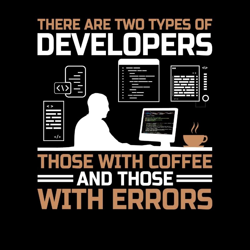 Kaffee-Codierung Programmierer Programmierer Entwickler Nerd Coff