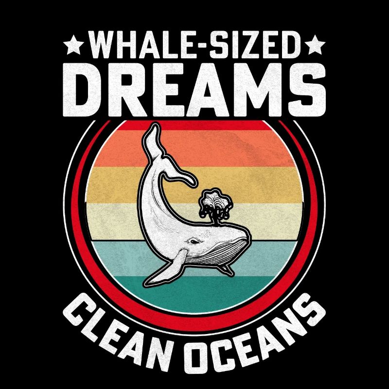 Träume in Walgröße Saubere Ozeane