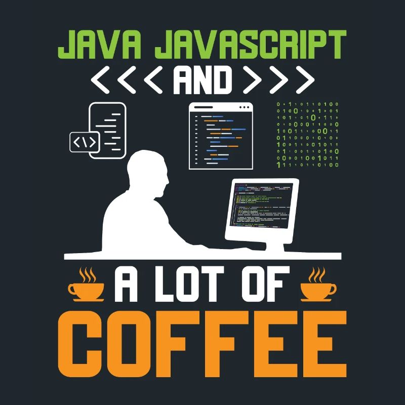 Kaffee-Codierung Programmierer Programmierer Entwickler Nerd Coff