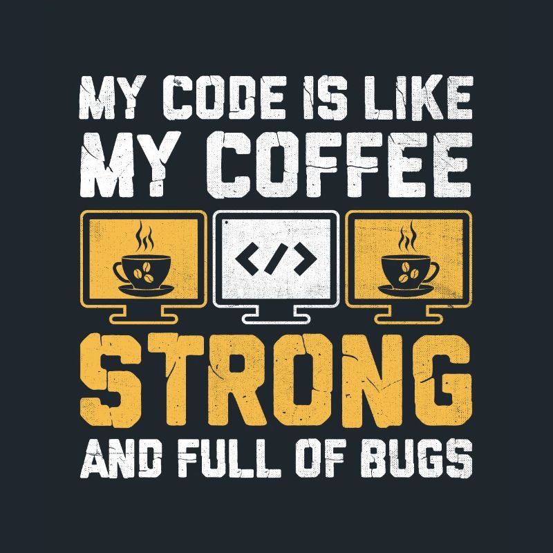 Kaffee-Codierung Programmierer Programmierer Entwickler Nerd Coff