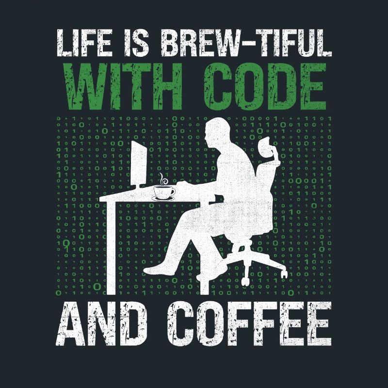 Kaffee-Codierung Programmierer Programmierer Entwickler Nerd Coff
