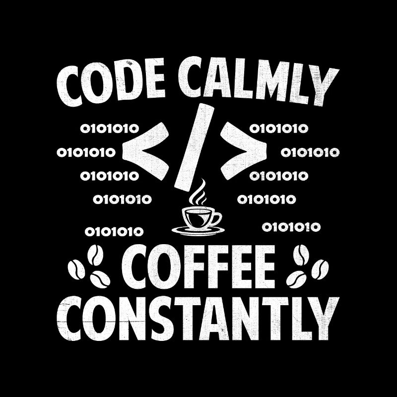 Kaffee-Codierung Programmierer Programmierer Entwickler Nerd Coff