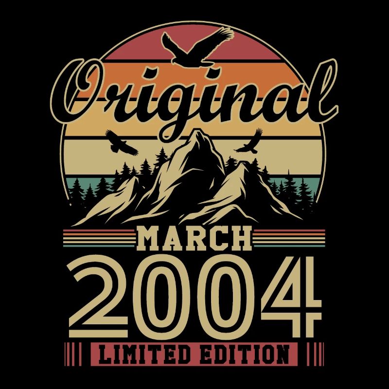 Original Mars 2004 Vintage Anniversaire 2004