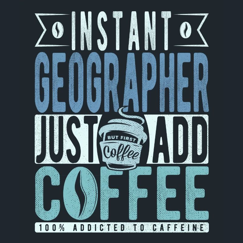 Géographe instantané Il suffit d’ajouter du café