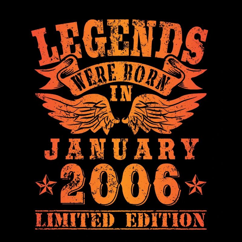 Legends sont nés en Janvier 2006 Anniversaire