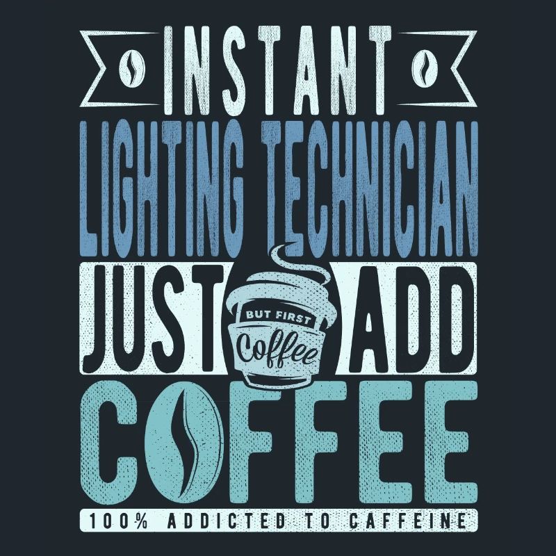 Technicien d’éclairage instantané Il suffit d’ajouter du café