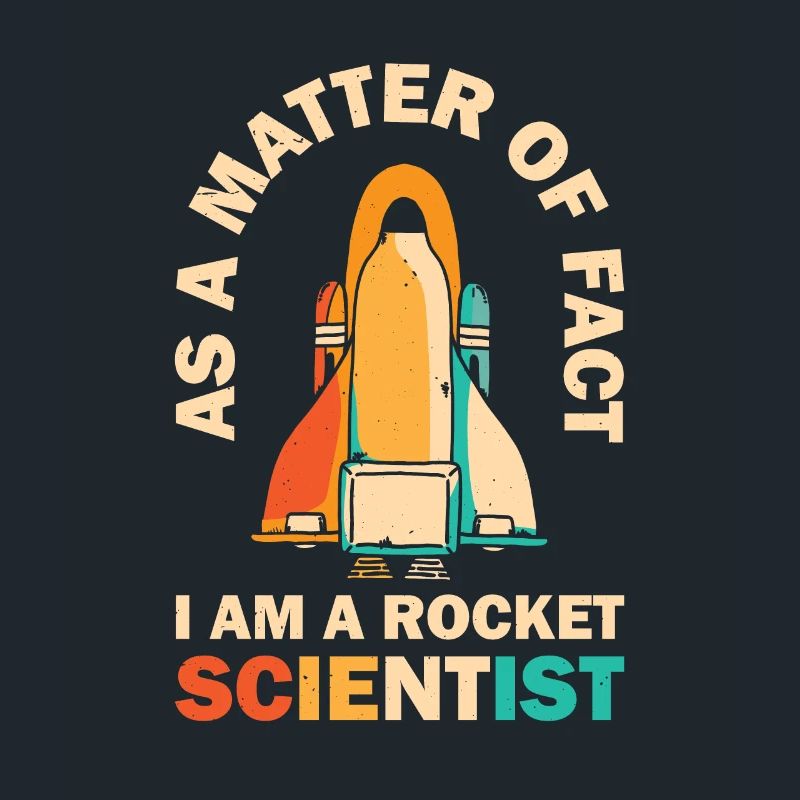 Rétro Rocket Scientist Spaceman Navette spatiale