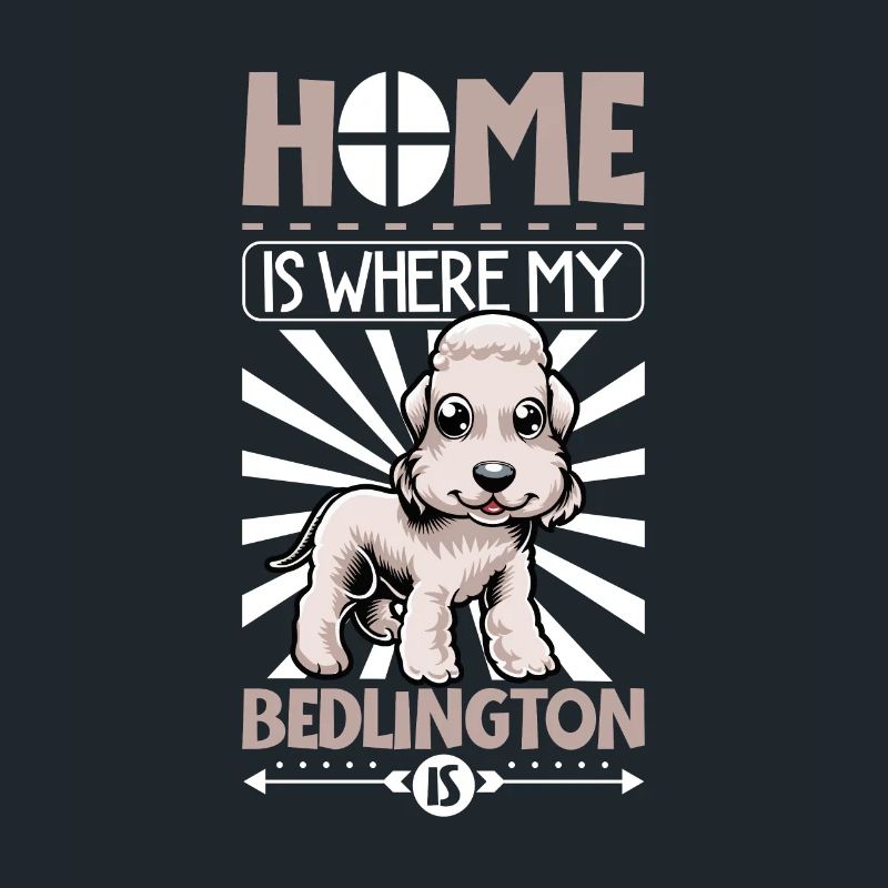 Zuhause - Bedlington Terrier