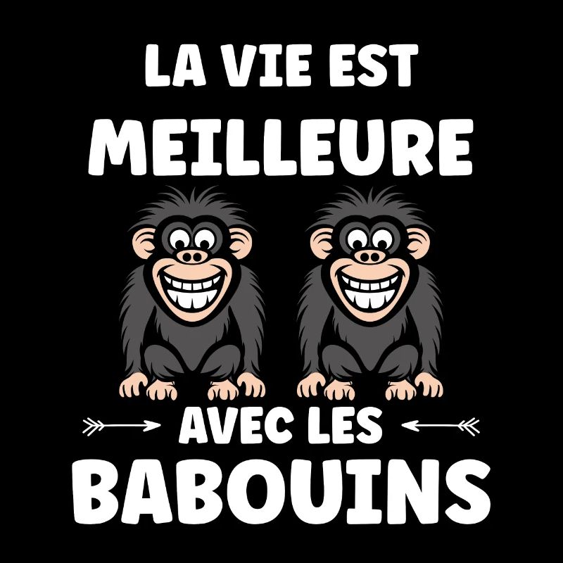 Humour petit singe babouin