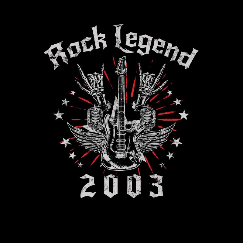 2003 Geburtstag Rock Legends Gitarre