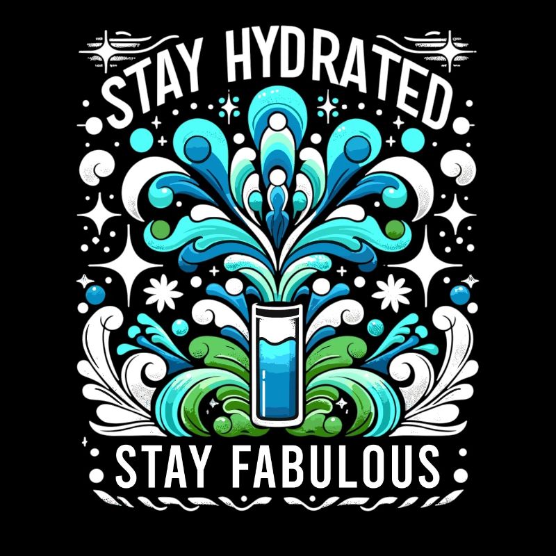 Hydration Trinken Sie Wasser Bleiben Sie Hydriert