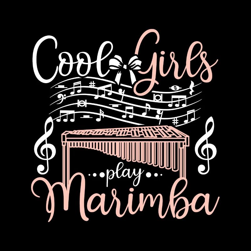 Des filles cool jouent du marimba