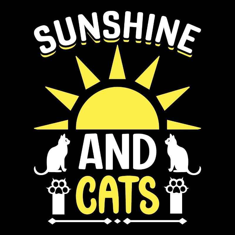 Chat Amour soleil et Chats