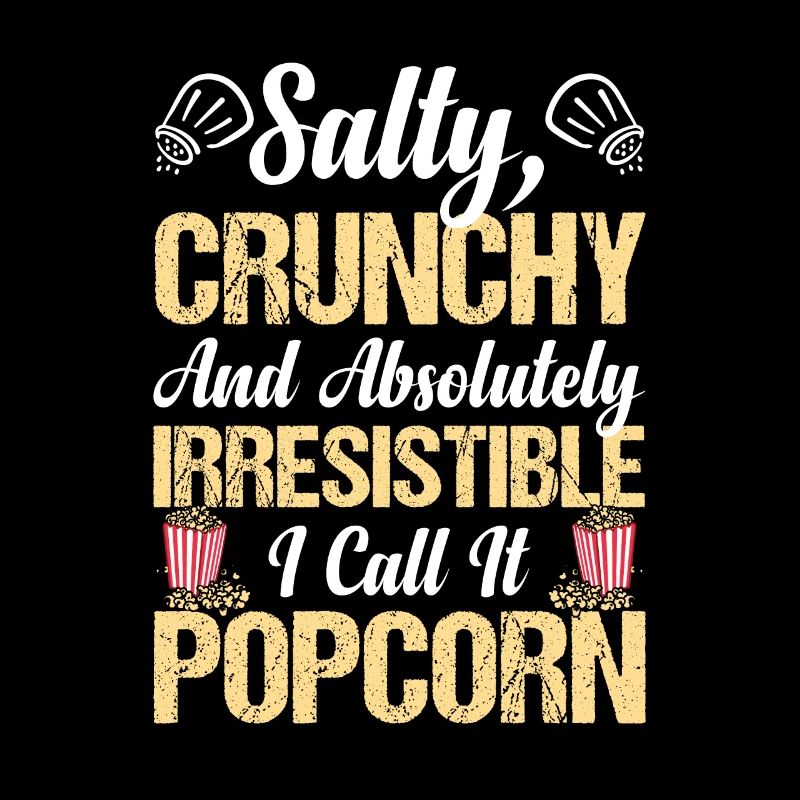 Salty Crunchy Popcorn Popped Corn Butter Pop-corn