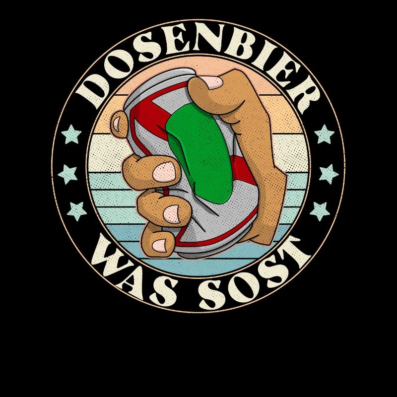 Bierdosen Trinker Saufen Alkohol Party Geschenk