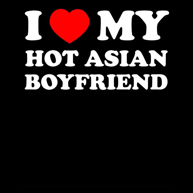 J’aime mon petit ami asiatique chaud