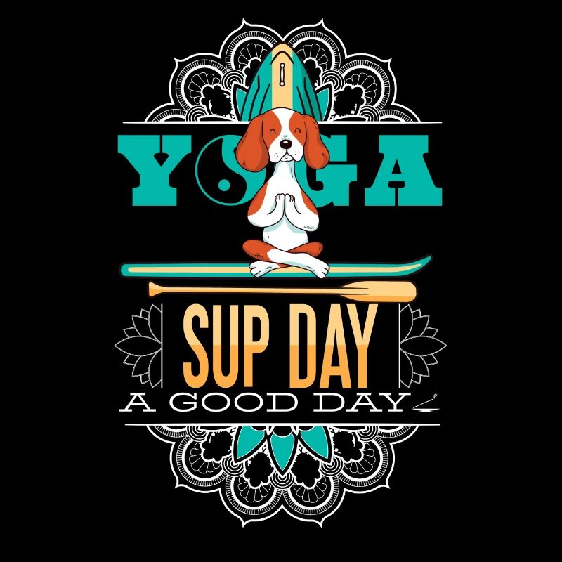 SUP Paddleboard Stand Up Paddle Chiens Yoga
