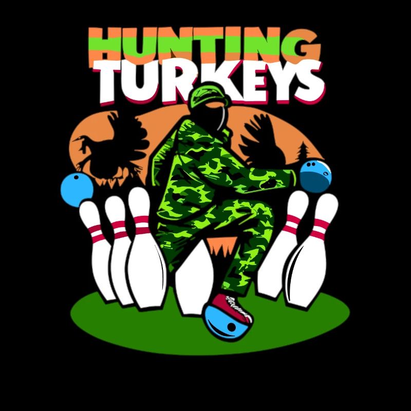 Funny bowling team bowler strike bowling club
