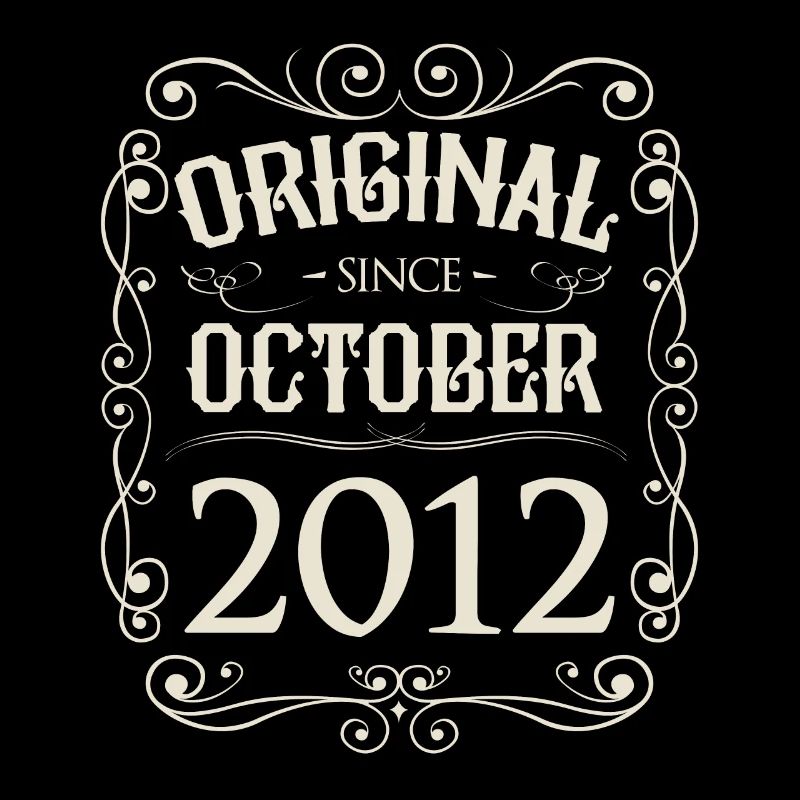 Vintage - Original since Oktober 2012 Geburtstag