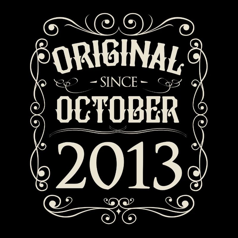 Vintage - Original since Oktober 2013 Geburtstag