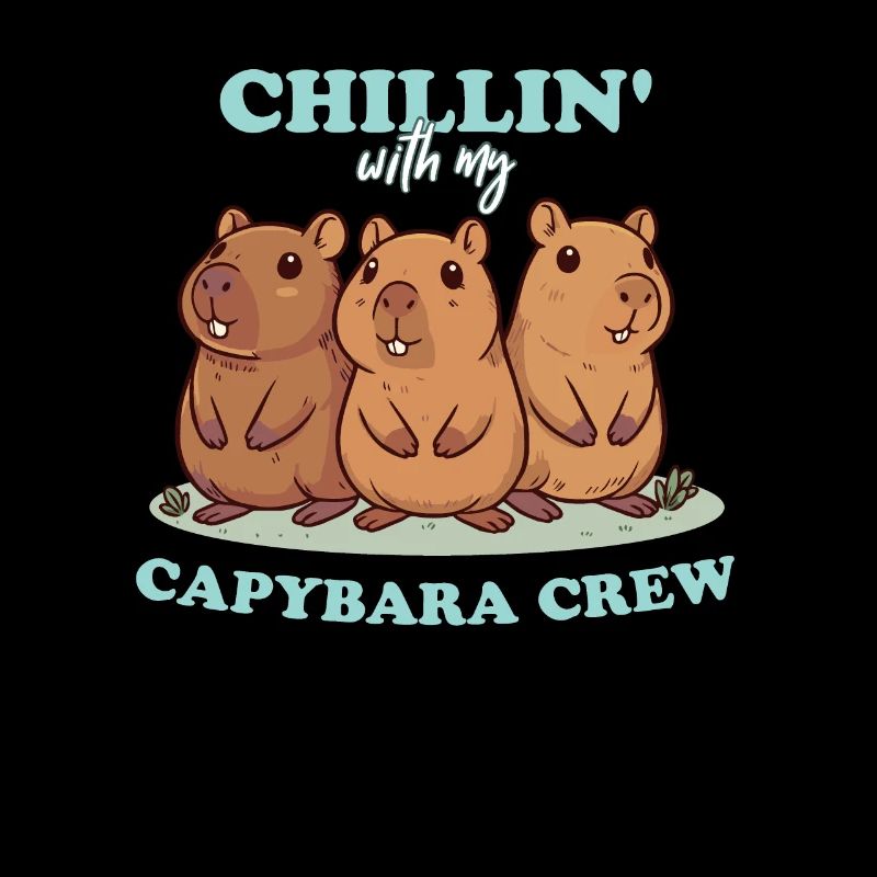 Avec mes amis Capybara