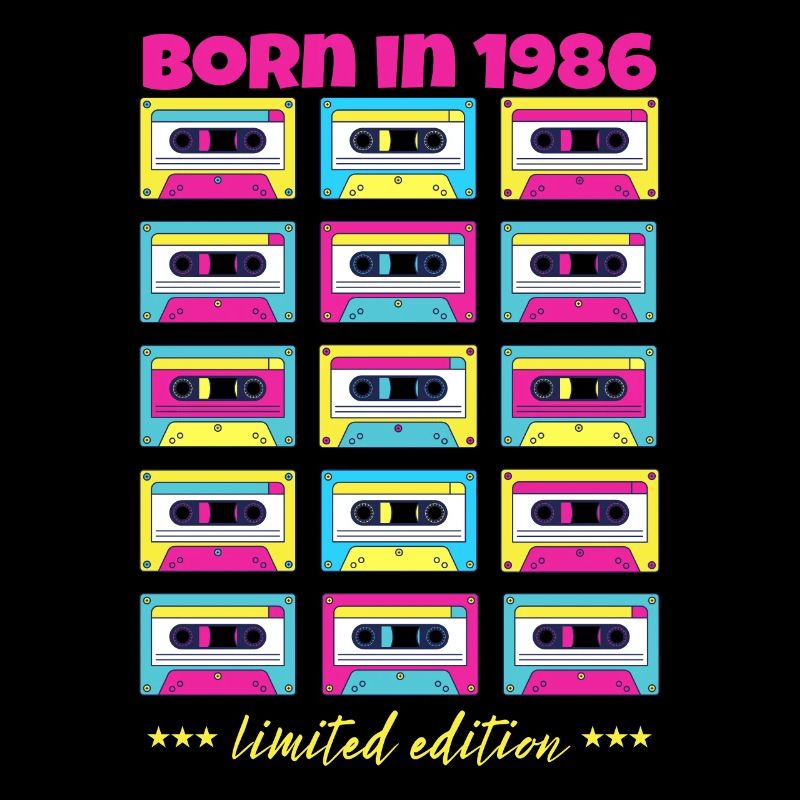 Né en 1986 Cadeau original de cassette classique