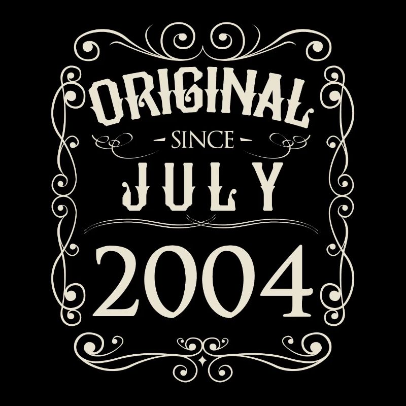 Vintage - Original since Juli 2004 Geburtstag