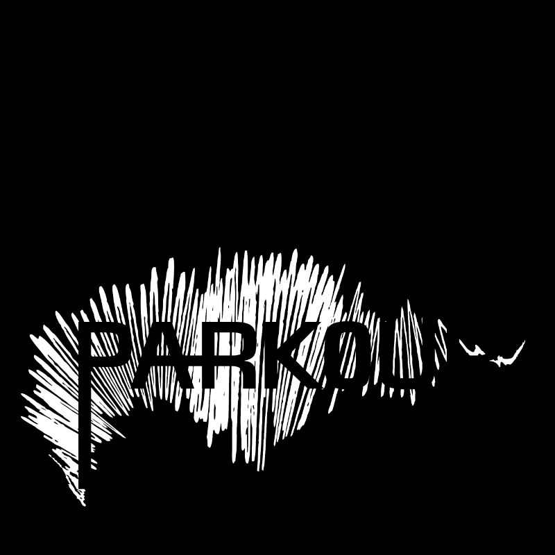 Parkour Ninja - noir-blanc