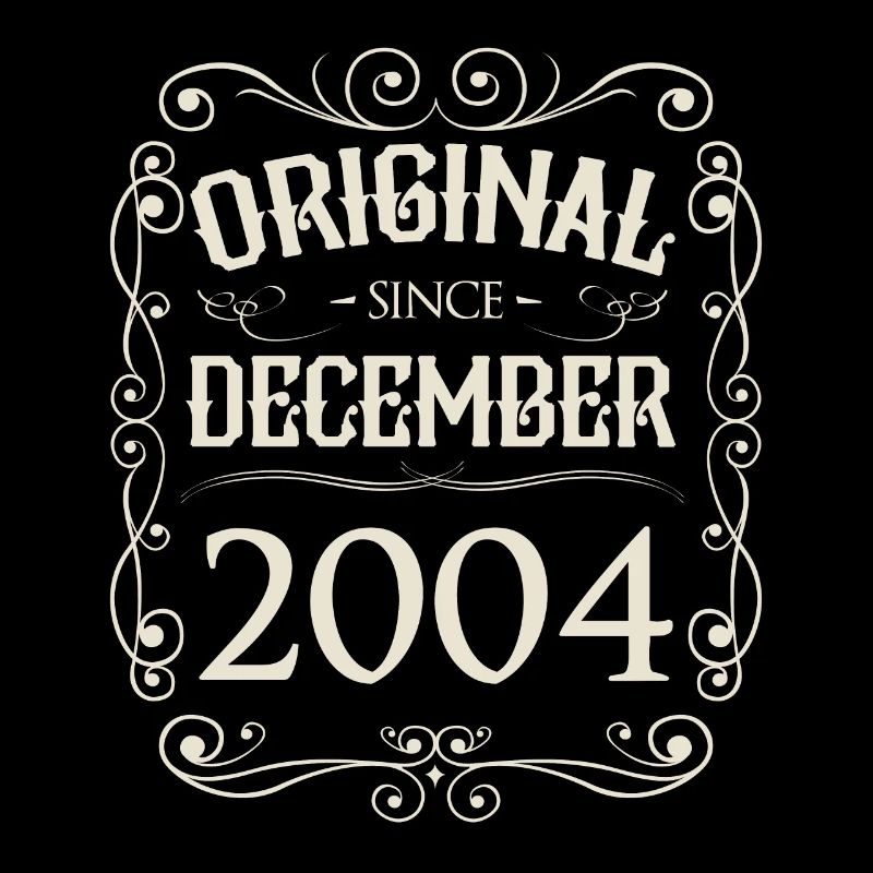 Vintage - Original since Dezember 2004 Geburtstag