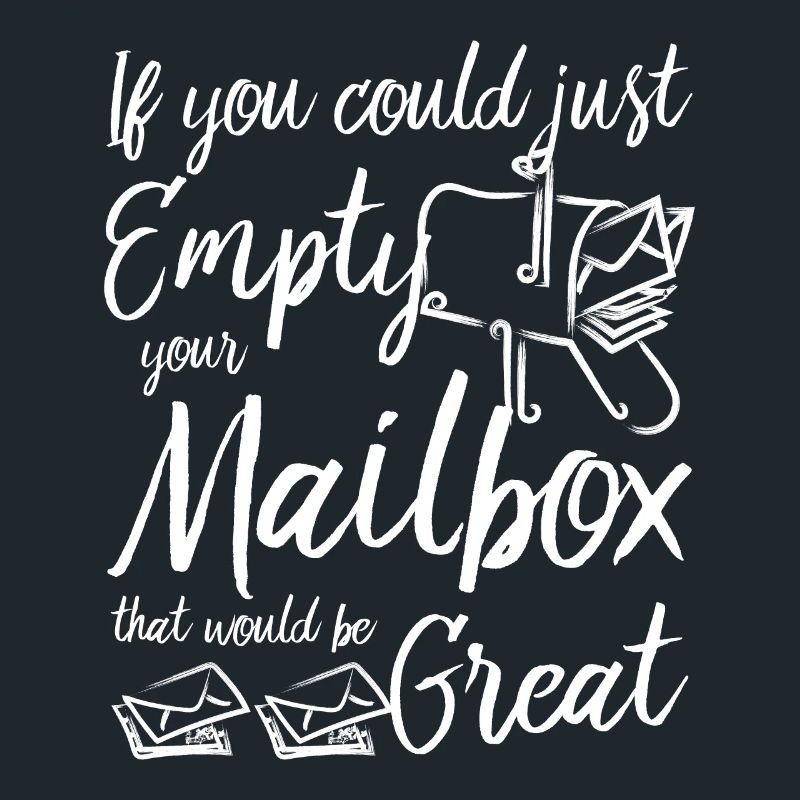 Si vous pouviez simplement vider votre boîte aux lettres, postier