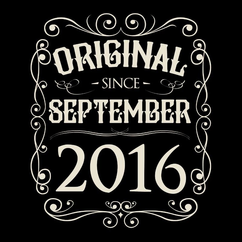 Vintage - Original since September 2016 Birthday