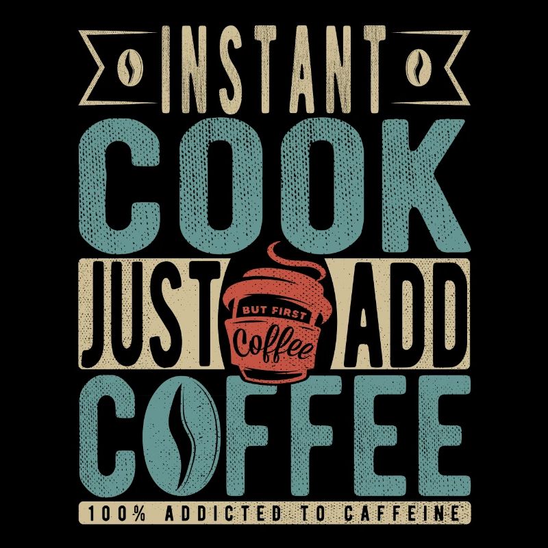 Instant-Kochen Einfach Kaffee hinzufügen