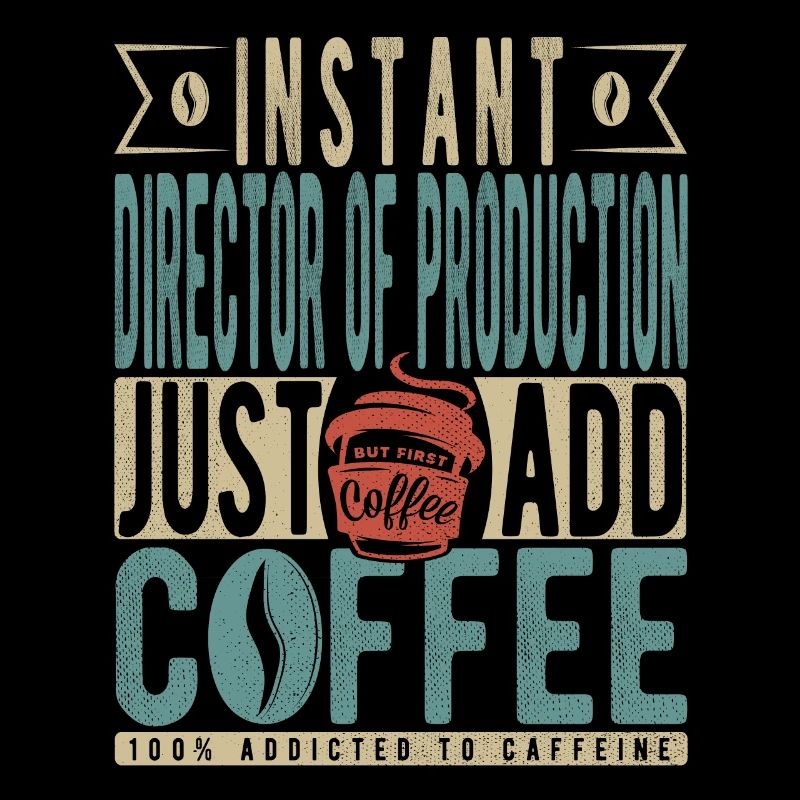 Directeur de production instantané Il suffit d’ajouter du café