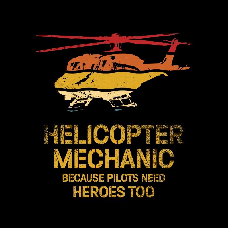 Helicopter Mechanic Heroes Pride