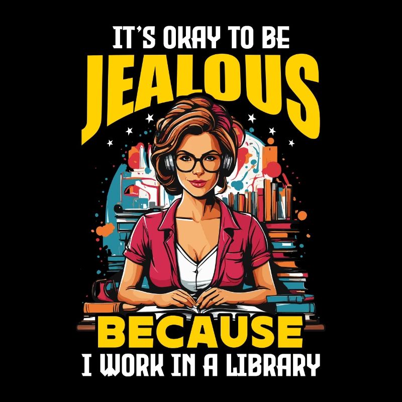 Bibliothécaire C’est normal d’être jaloux Bibliothécaire d’école