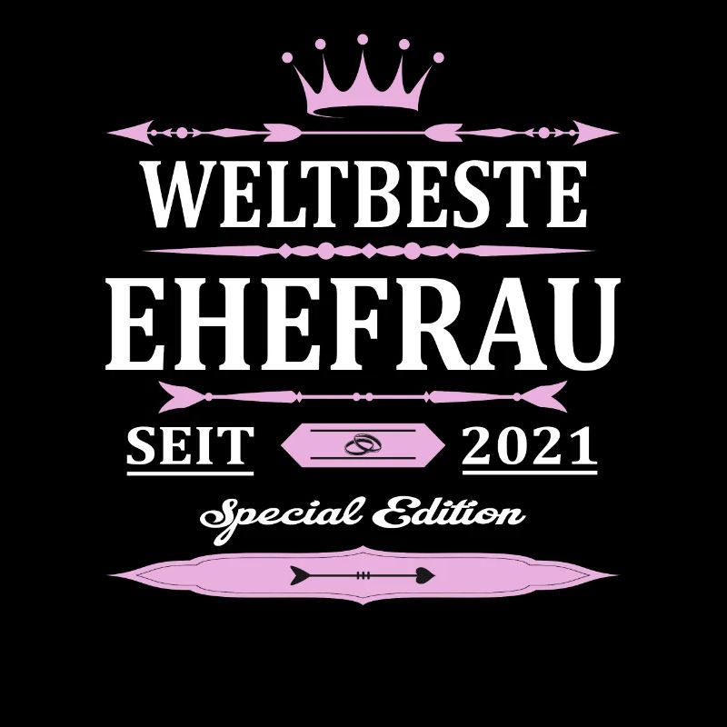 Weltbeste Ehefrau Seit 2021 Vintage Hochzeitstag
