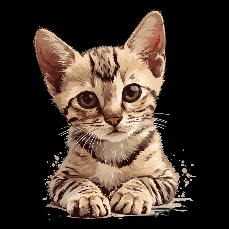 Mau égyptien Chaton Chat égyptien Mau