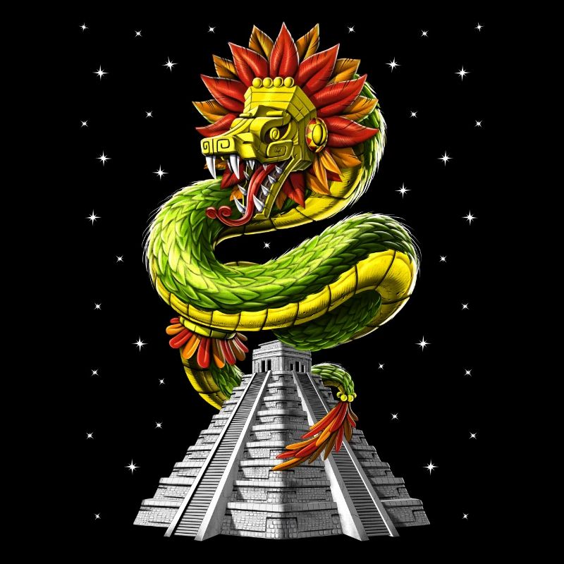 Pyramide aztèque de Quetzalcoatl