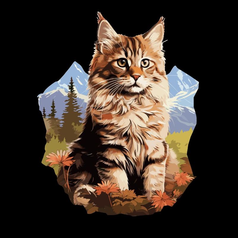 Maine Coon Chaton Maine Coon Chat