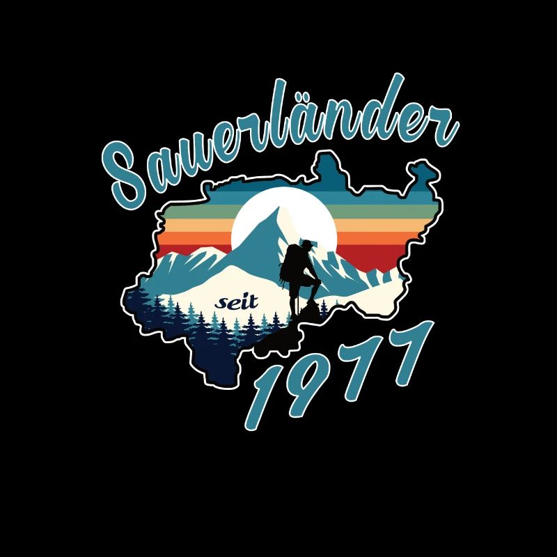 1977 Geburtstag Sauerländer Original Retro Sunset