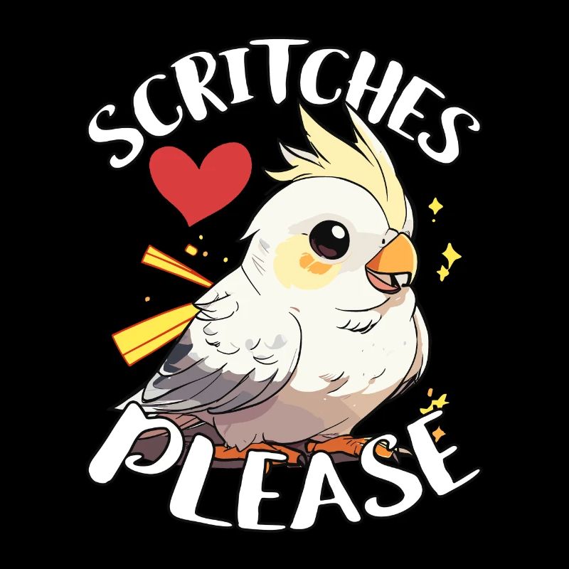 Calopsitte Scritches S’il vous plaît Perruche Calopsitte Amoureux