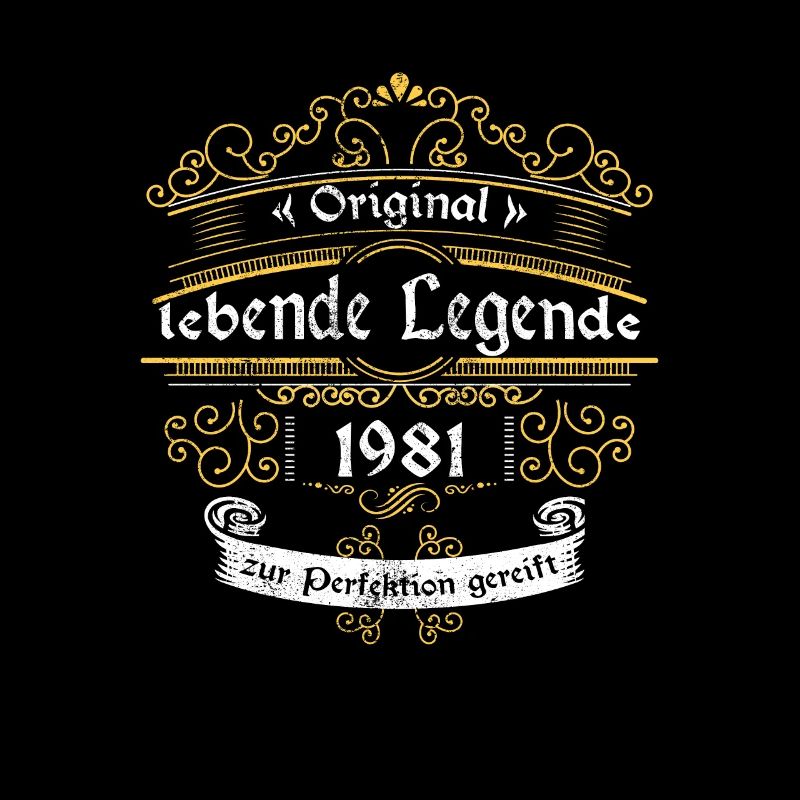 1981 Geburtstag lebende Legende zur perfektion