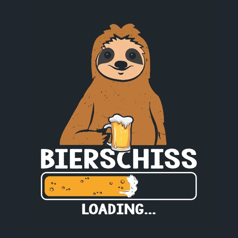 Bierschiss Loading Beer Sloth