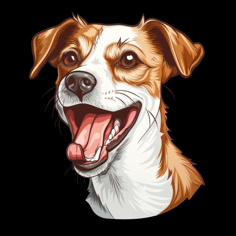 Jack Russel Terrier | Cartoon Artwork