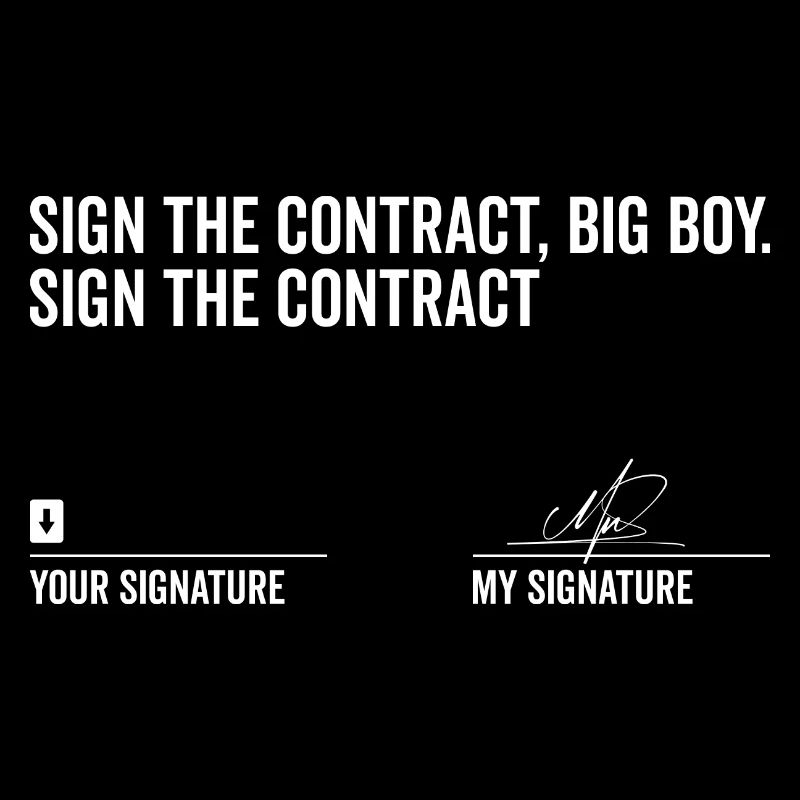 Boxer Signature Der Vertrag Big Boy Boxen