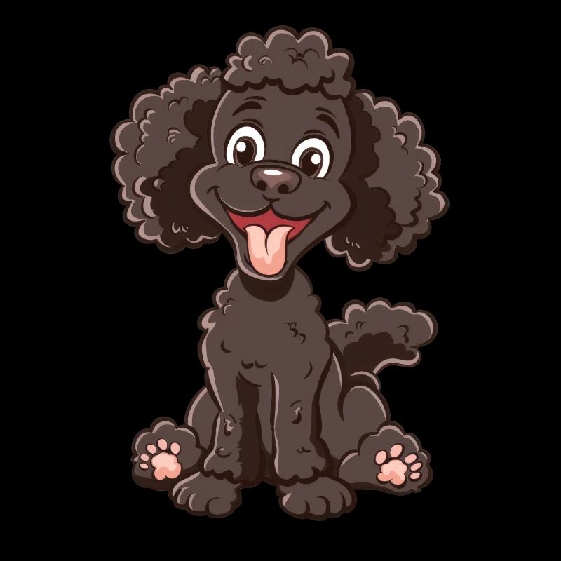 Pudel | Poodle | Cartoon Artwork